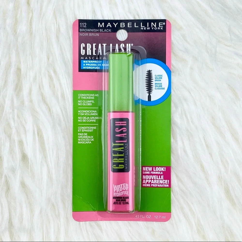 Maybelline Great Lash Waterproof Mascara 112 Brownish Black